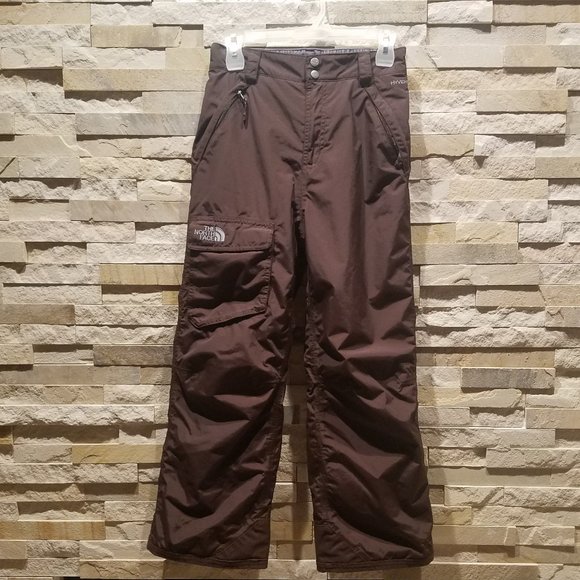 North Face Girls Large Brown Ski Snow Winter Pants